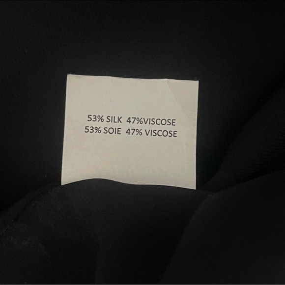 Ramy Brook Michelle Little Black Dress Size 2 Silk Blend One Sleeve Textured New - Picture 7 of 9